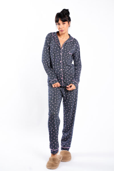 Pijama navy hearts - imagine 2