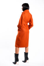 Palton oversize din lana cu cordon - imagine 3