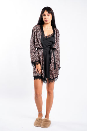 Set black leo nude lace Limited Edition - imagine 2