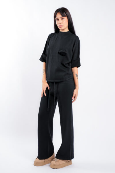 Compleu Black cu accesoriu deatasabil - imagine 2