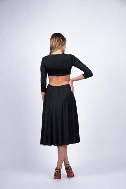 Rochie cu decupaje și inel - imagine 3