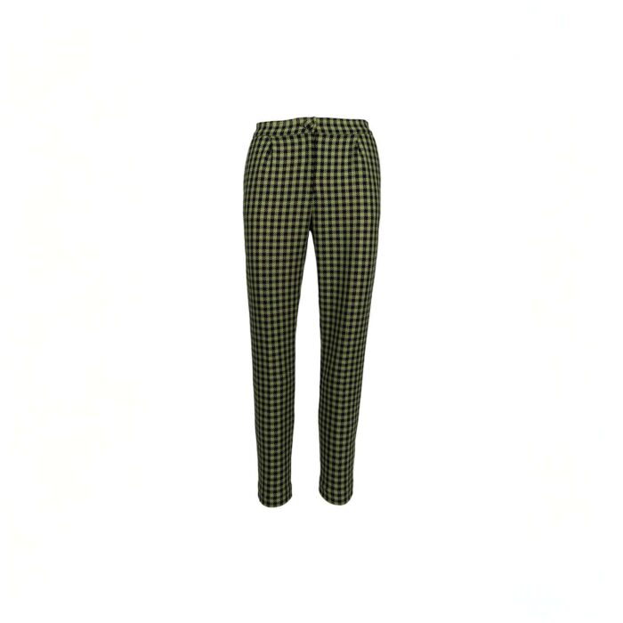 Pantaloni conici Green Print - imagine 2