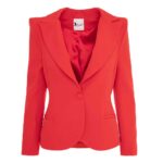 Sacou cu umeri inalti Red