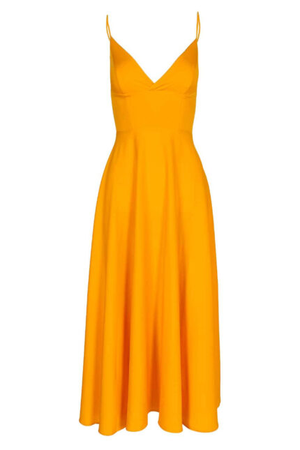 Rochie midi Lurisia Orange - imagine 5