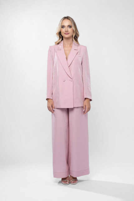 Costum cu pantalon si sacou lejer - imagine 2
