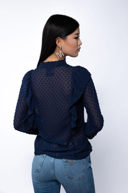 Camasa cu volane si buline - imagine 3