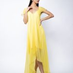Rochie asimetrica lejera Yellow