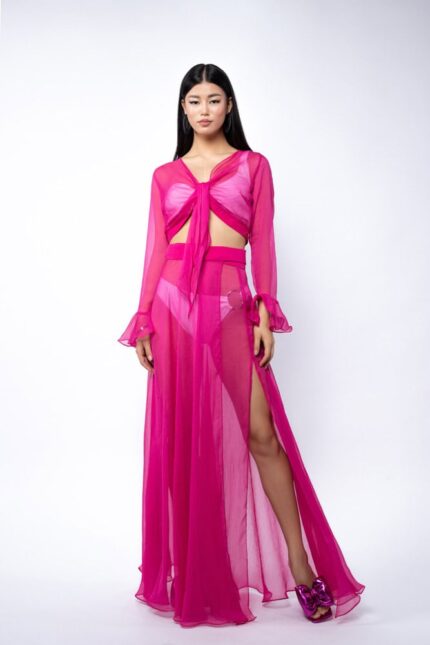 Compleu  din doua piese transparent