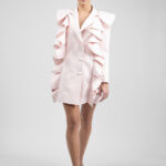 Rochie sacou cu volane