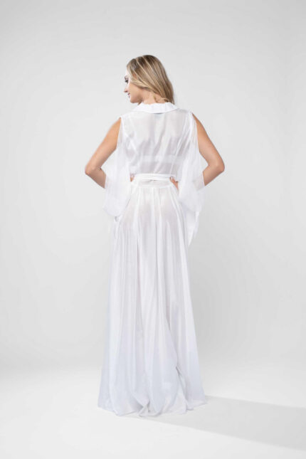 Rochie lunga tip camasa - imagine 6