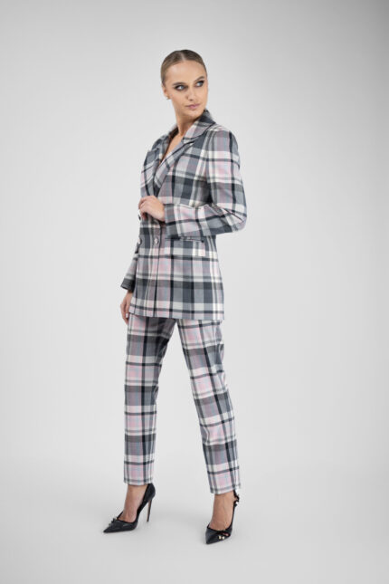 Pantalon conic in carouri