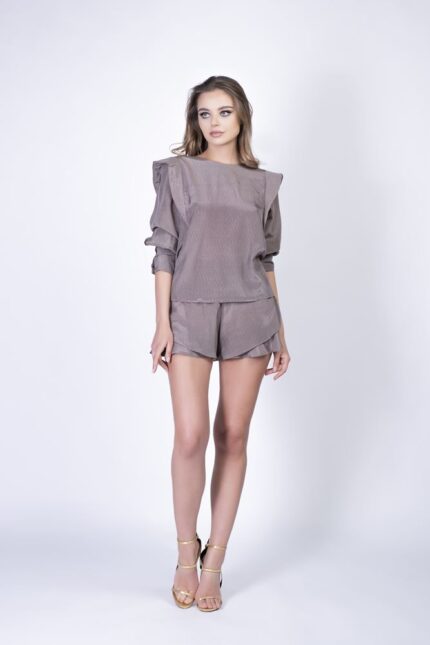 Pantaloni scurti din matase - imagine 2
