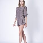 Pantaloni scurti din matase