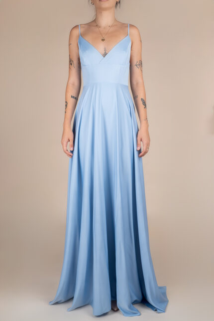 Rochie lunga Laurelie Blue