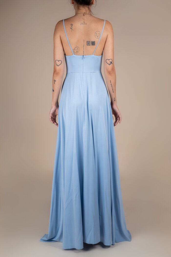 Rochie lunga Laurelie Blue - imagine 2