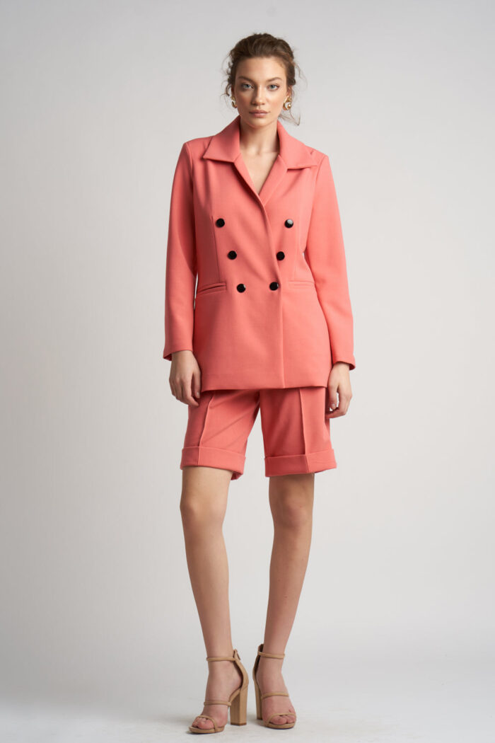 Compleu sacou retro și pantalon scurt - imagine 3