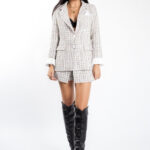 Pantaloni scurti tip fusta pastel