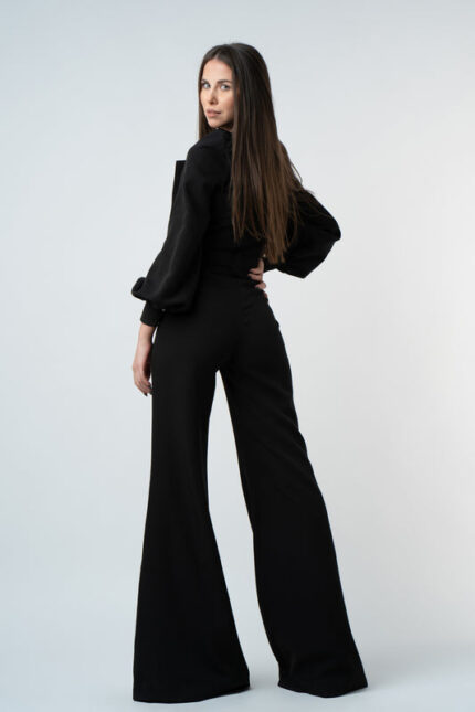 Salopeta cu decolteu adanc black - imagine 2