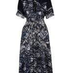Rochie camasa cu print aripi de fluture