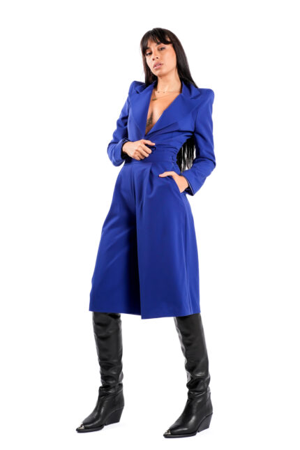 Sacou scurt cu umeri structurati - imagine 5