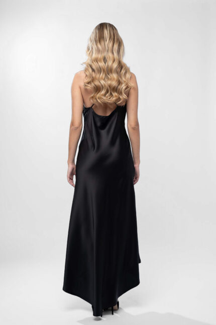 Rochie cu slit si bretele subtiri - imagine 5