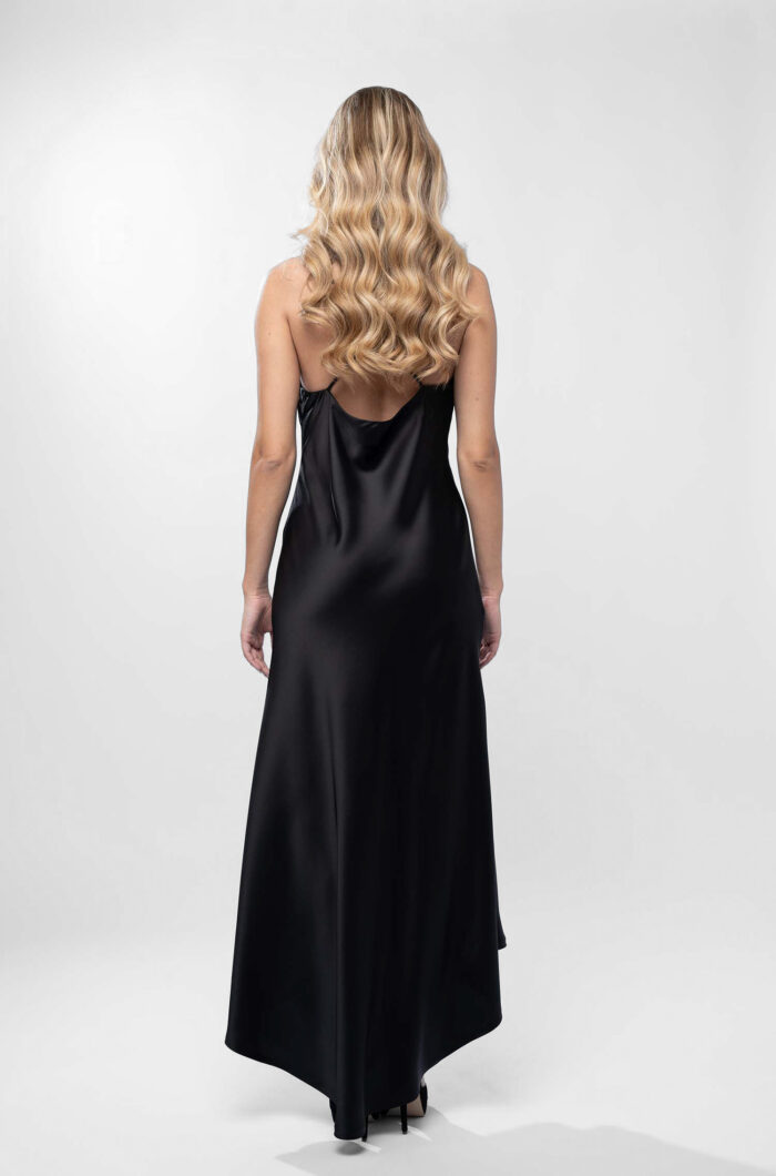 Rochie cu slit si bretele subtiri - imagine 5