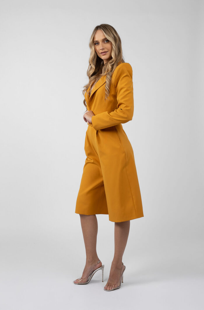 Sacou scurt cu umeri structurati - imagine 2