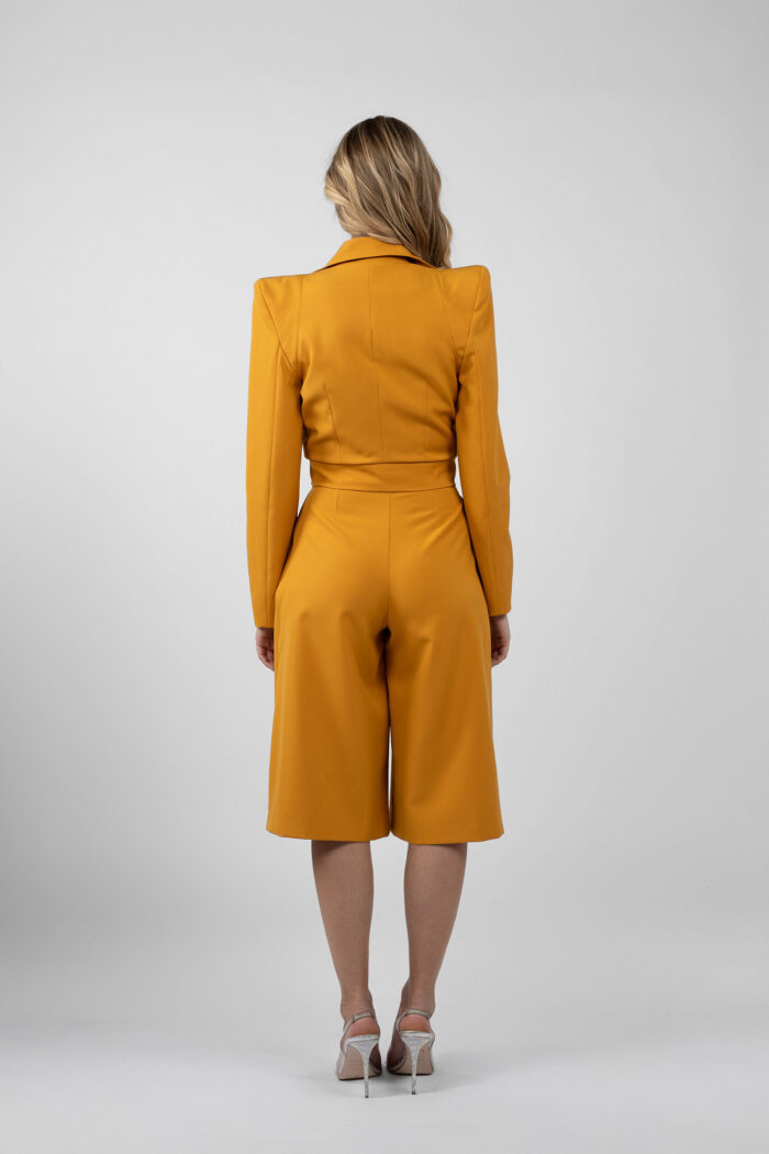 Sacou scurt cu umeri structurati - imagine 3