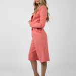 Pantaloni culotte cu talie inalta