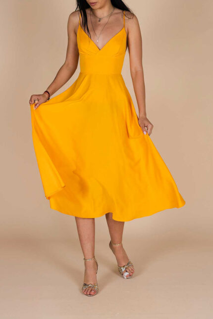 Rochie midi Lurisia Orange