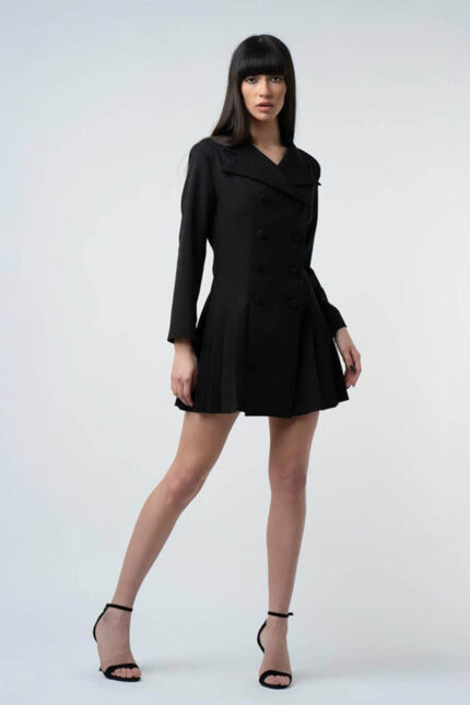 Rochie sacou cu pliuri